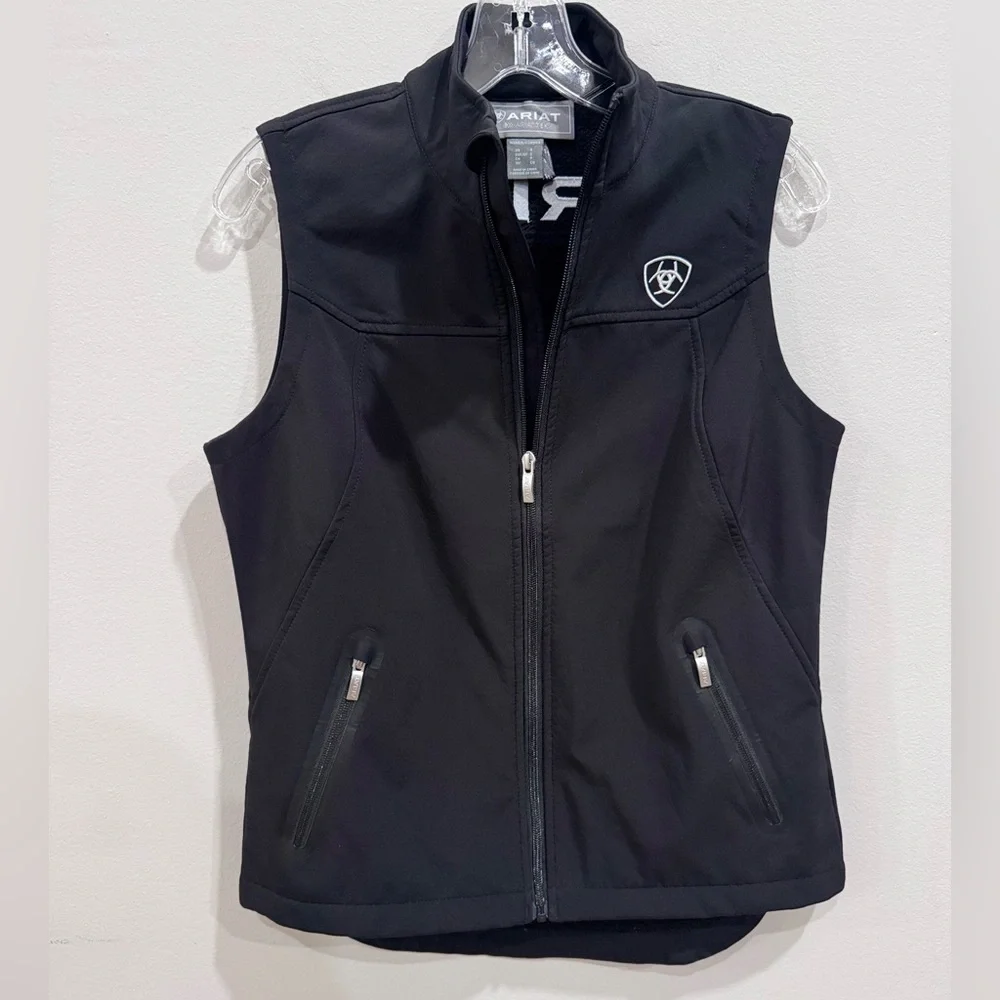 Ariat Black Softshell Women’s Vest with Logo Size Small ref 10020762 - Picture 1 of 12